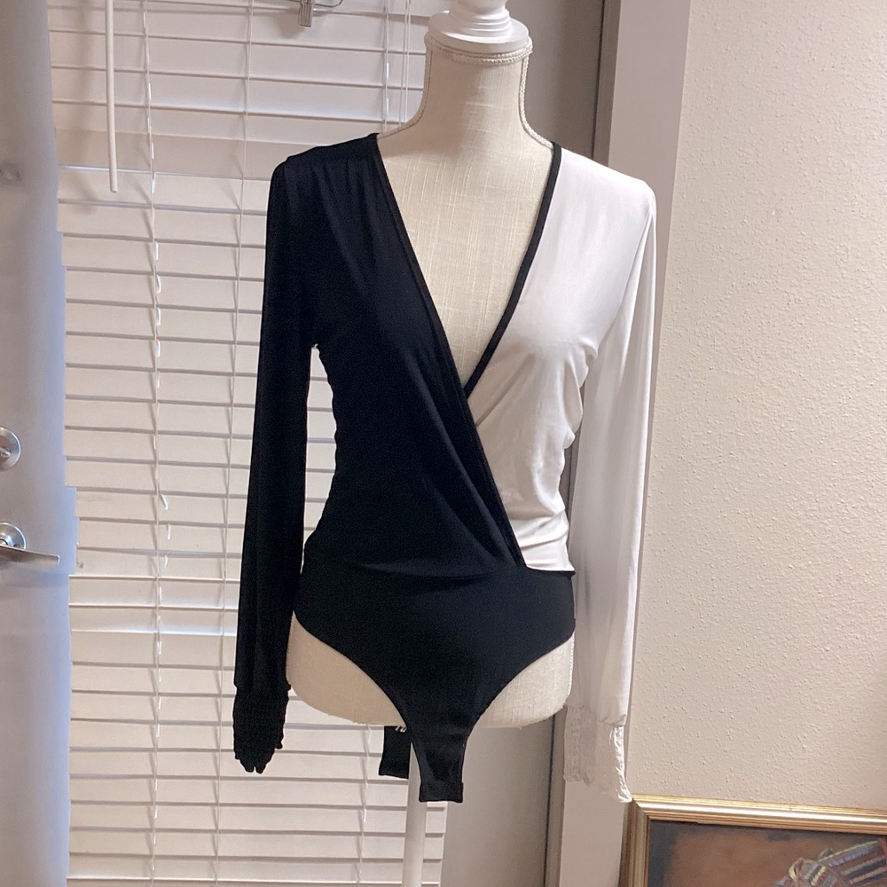 Day G Black and White Bodysuit